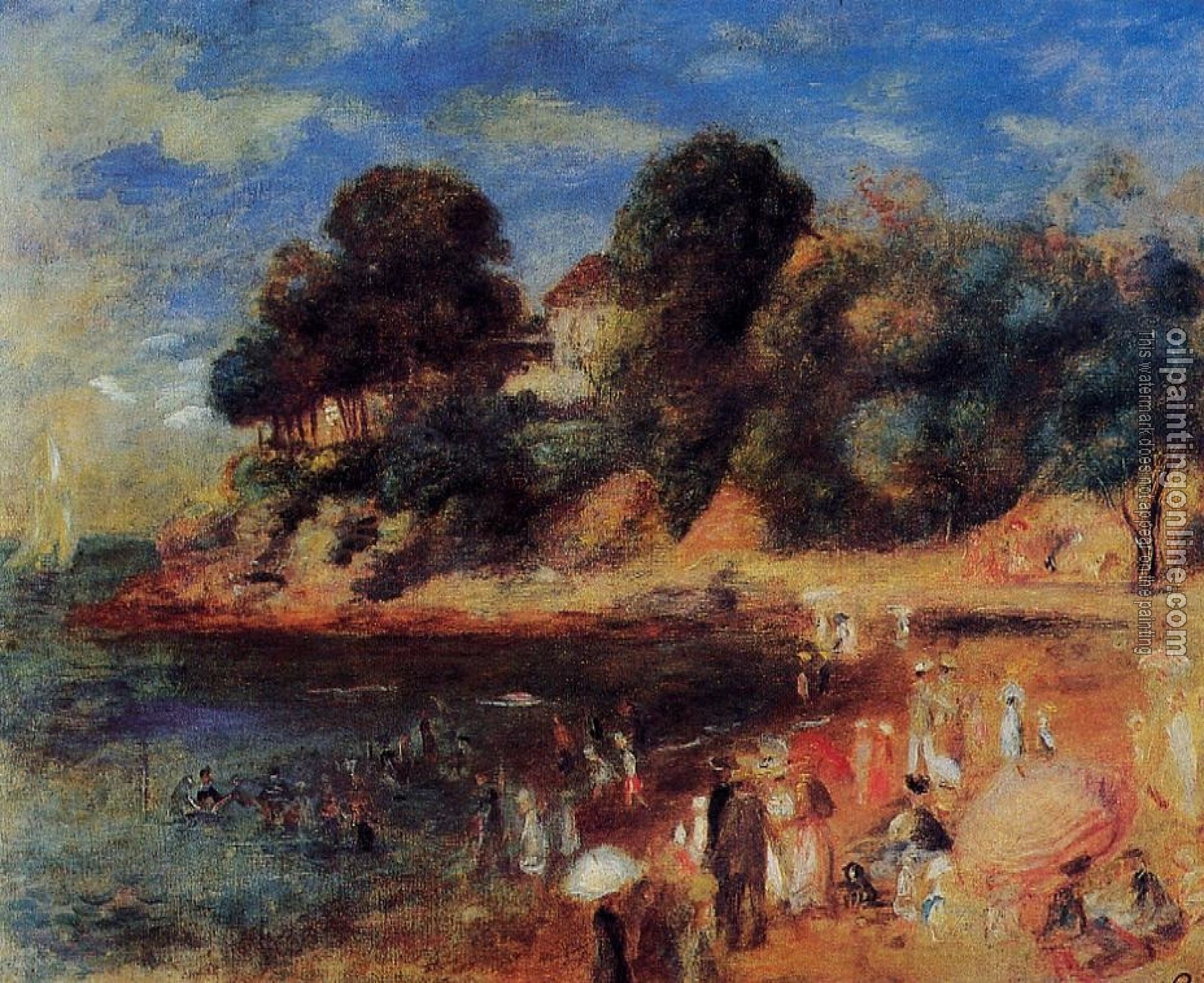 Renoir, Pierre Auguste - The Beach at Purnic